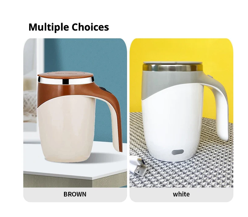 Automatic Cooling and Mixing Mug for Coffee