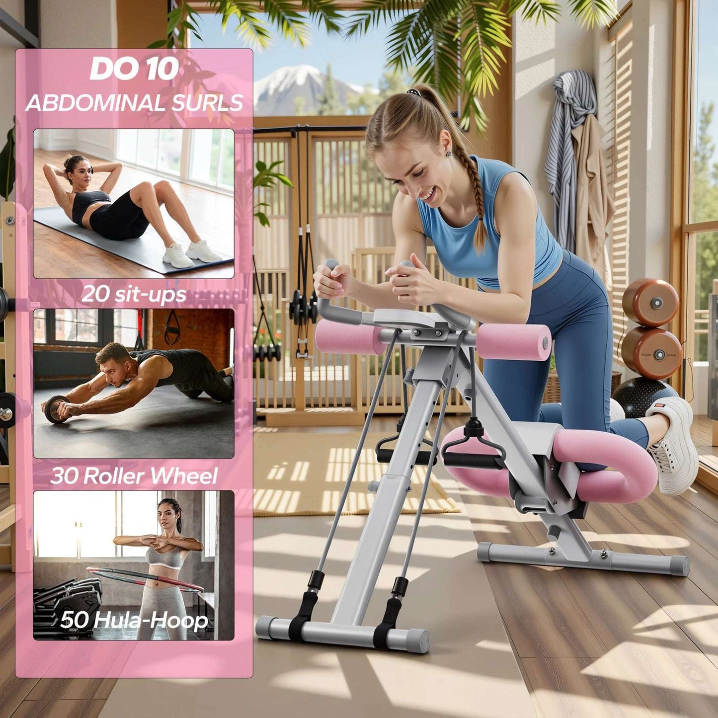 Adjustable Core Ab Trainer Machine