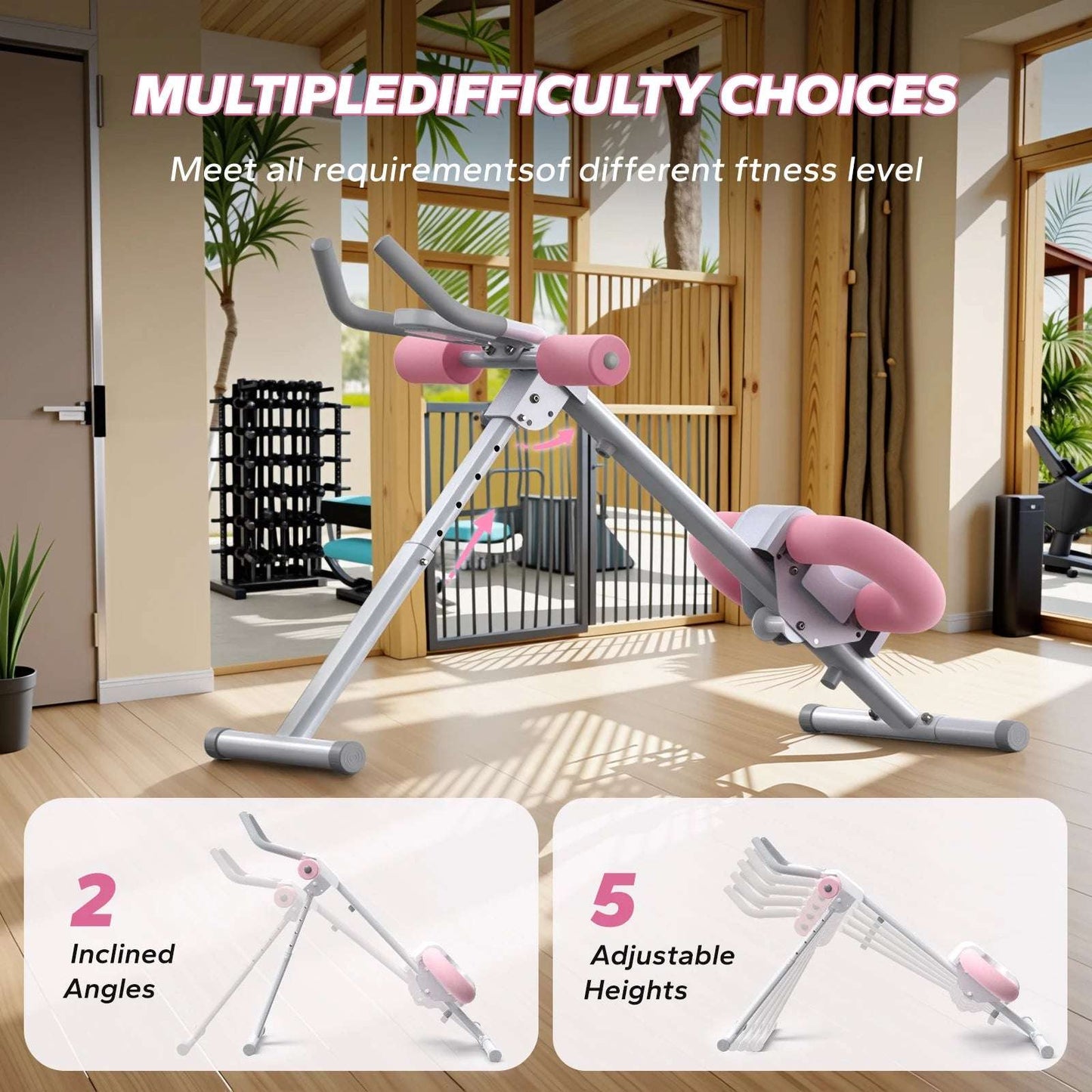 Adjustable Core Ab Trainer Machine