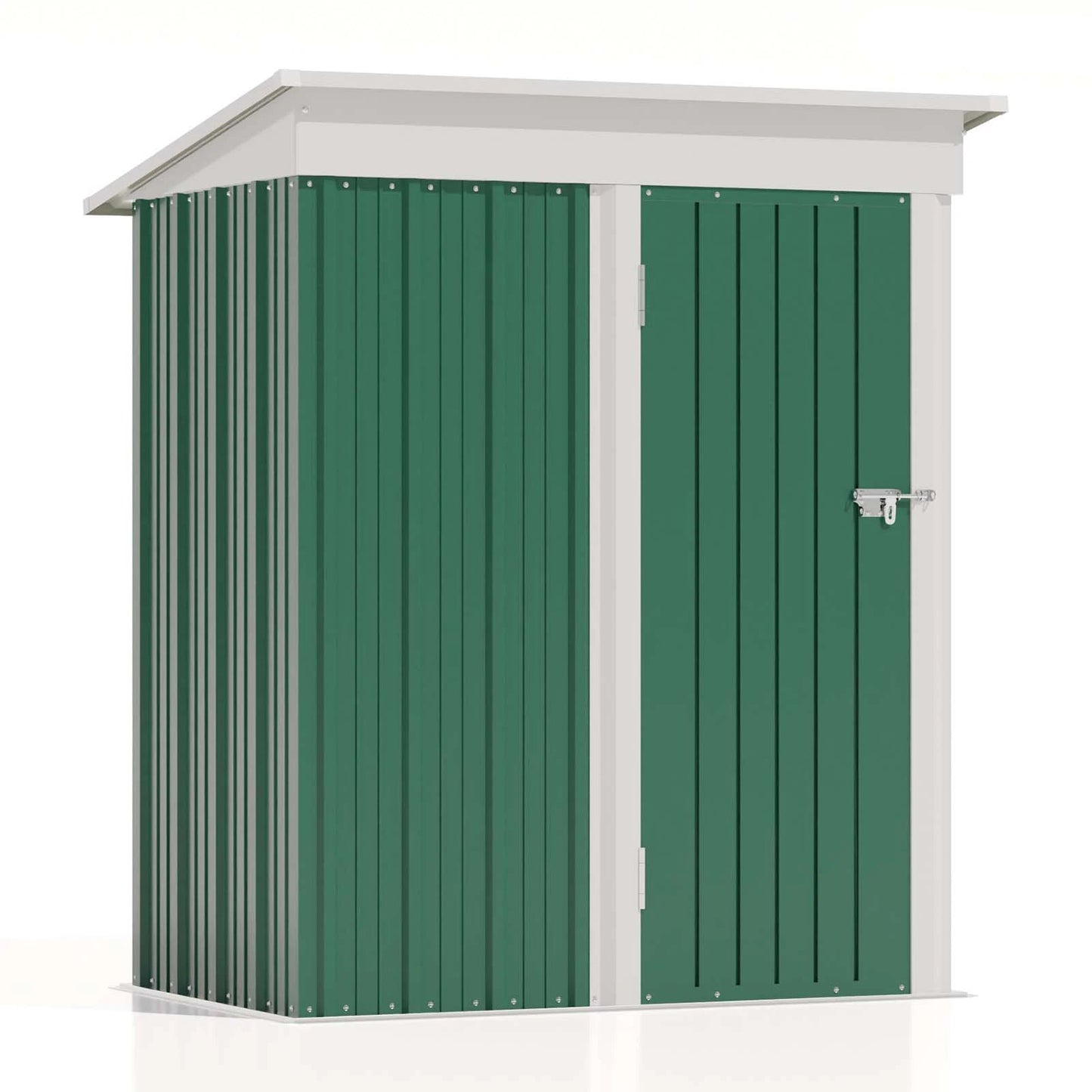 Outdoor Steel Storage Shed 5x3 ft Waterproof