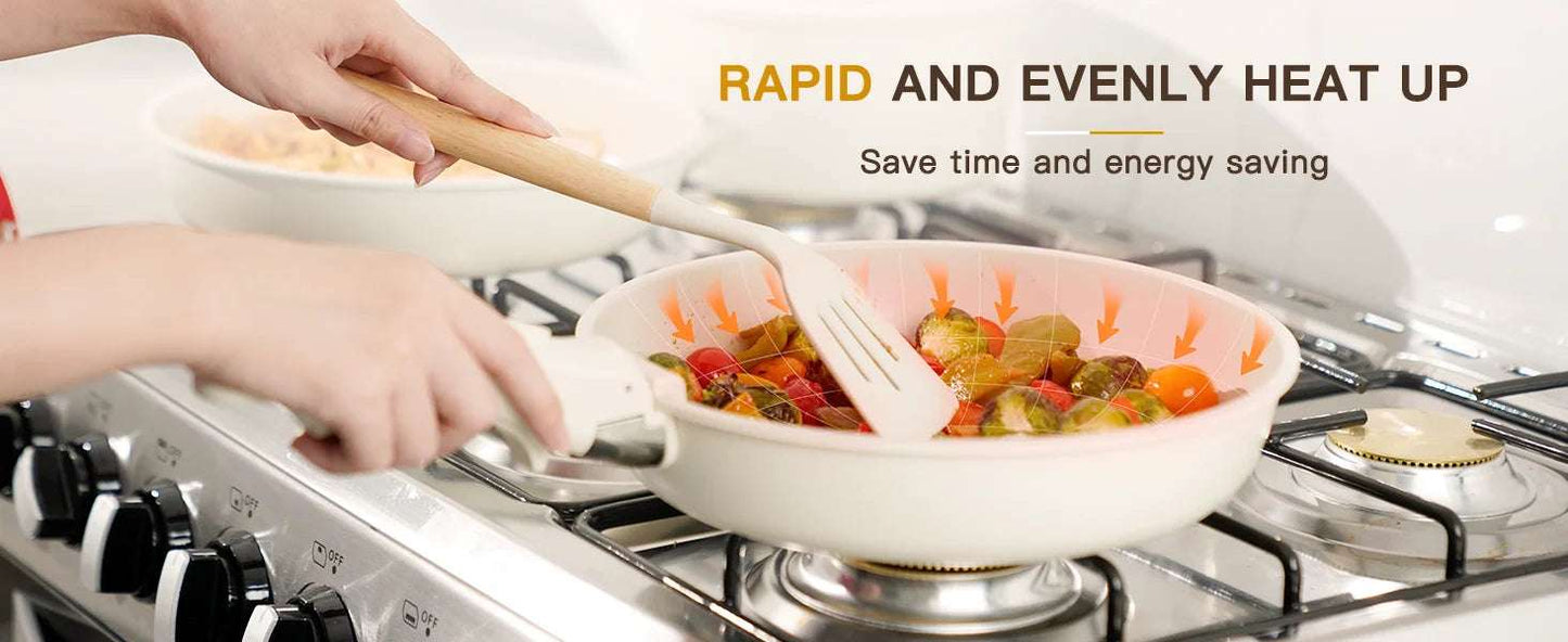 21-Piece Ceramic Nonstick Cookware Set