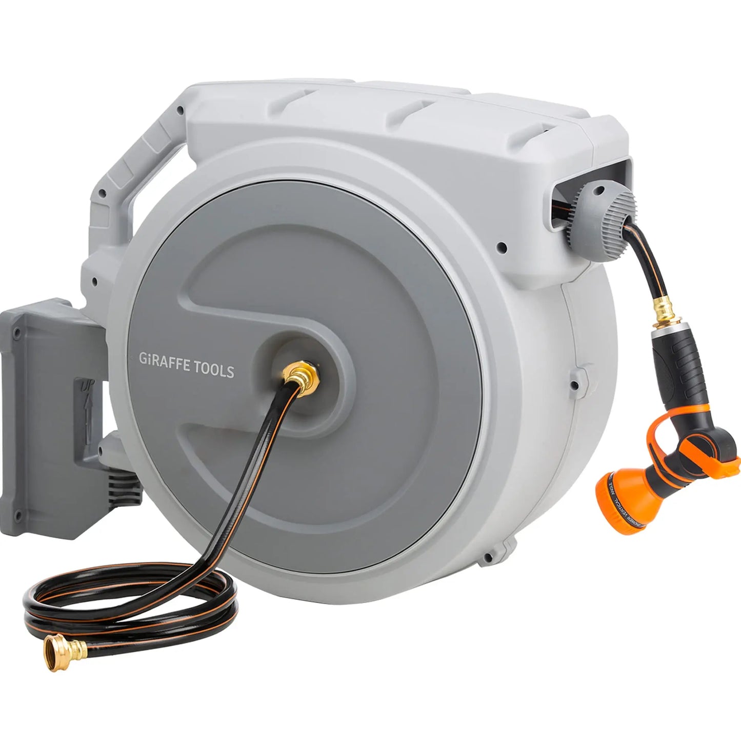 Retractable Wall Mounted Garden Hose Reel(5/8" x 90 ft)