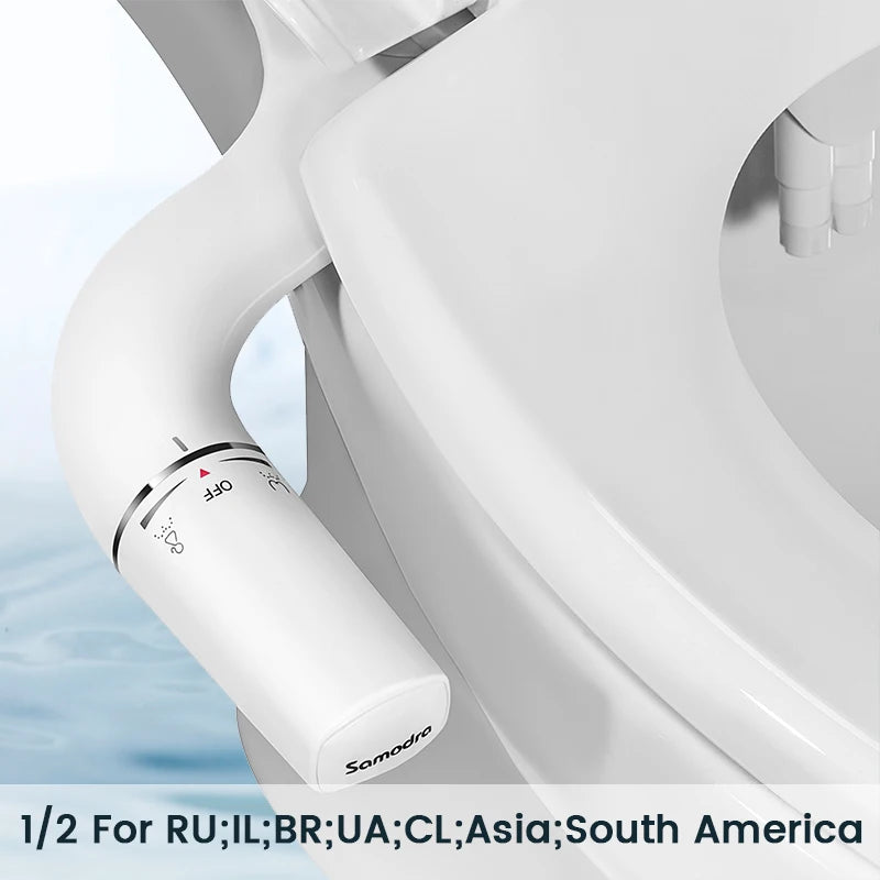 Ultra-Slim Non-Electric Bidet Attachment