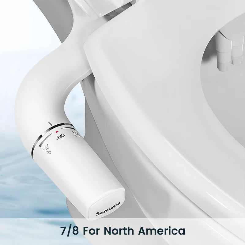 Ultra-Slim Non-Electric Bidet Attachment