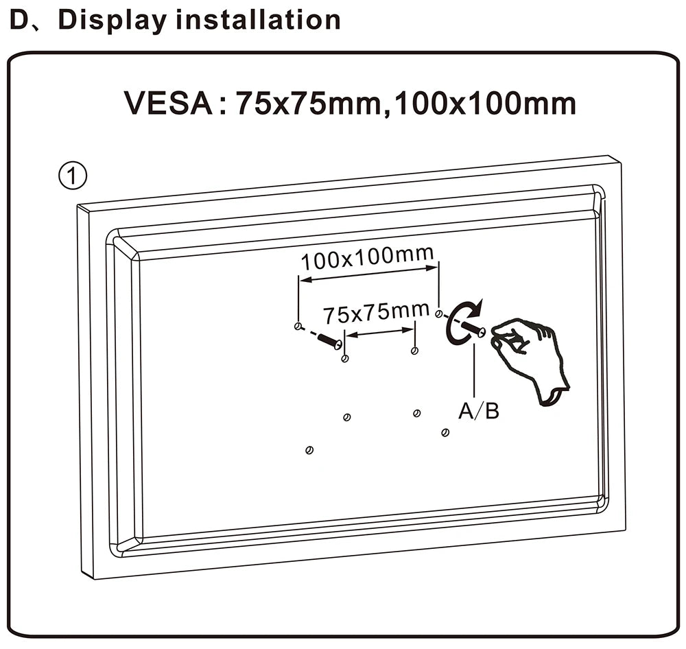 F80 Gas Spring Monitor Arm Mount