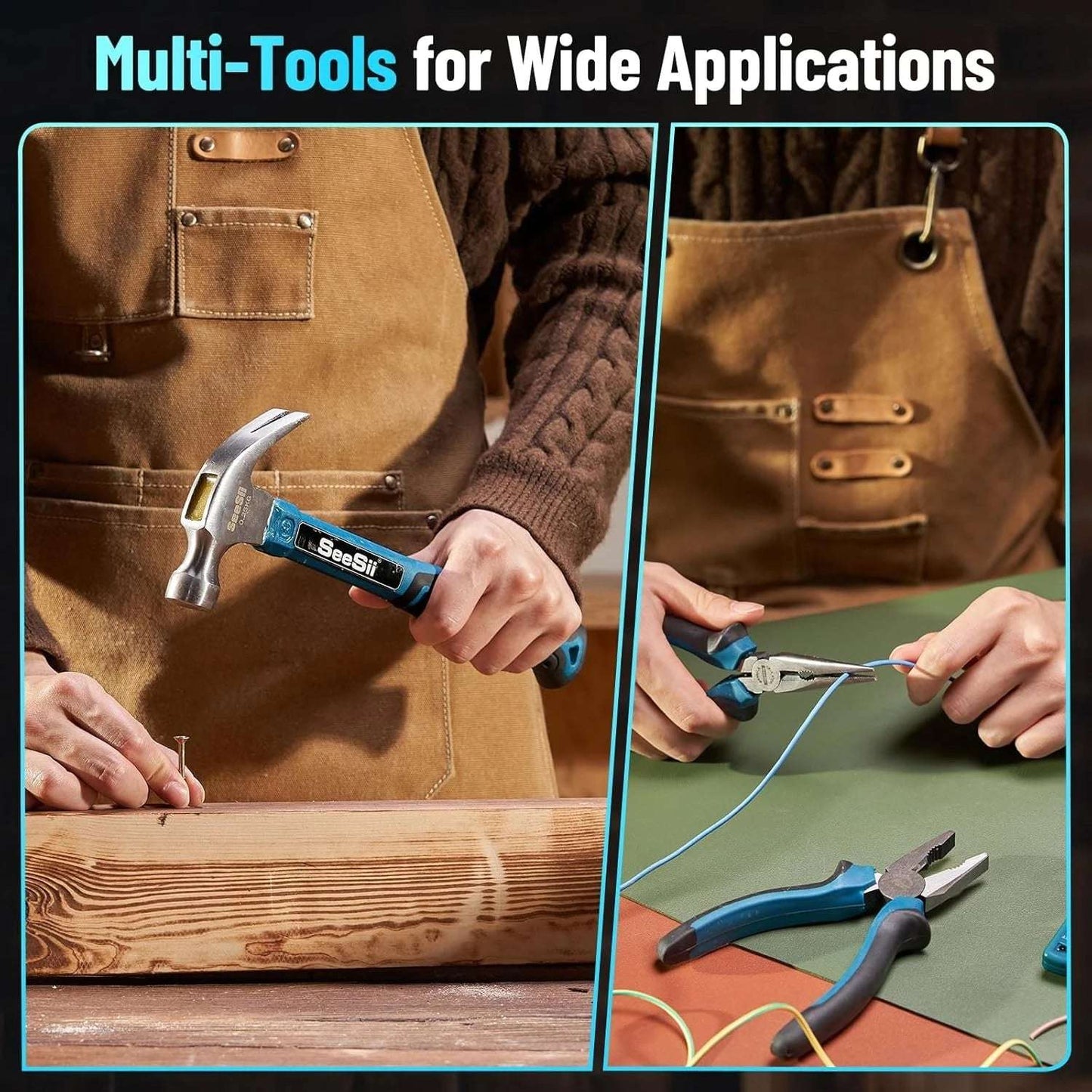 Seesii 21V Cordless Drill Set