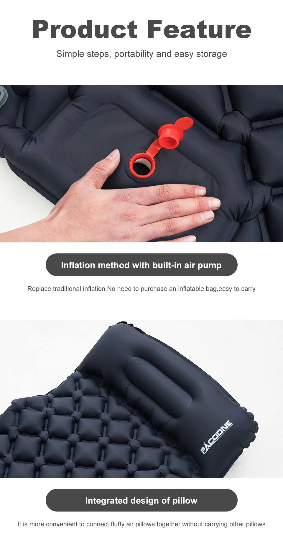 Ultralight Camping Inflatable Sleeping Pad