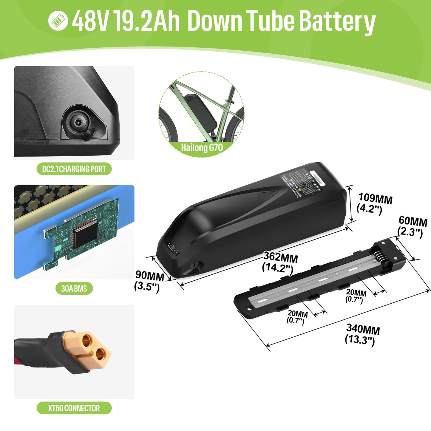 48V 750W Mid Drive Ebike Conversion Kit