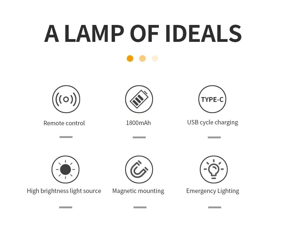 Dual-Sided Magnetic LED Wall Lamp