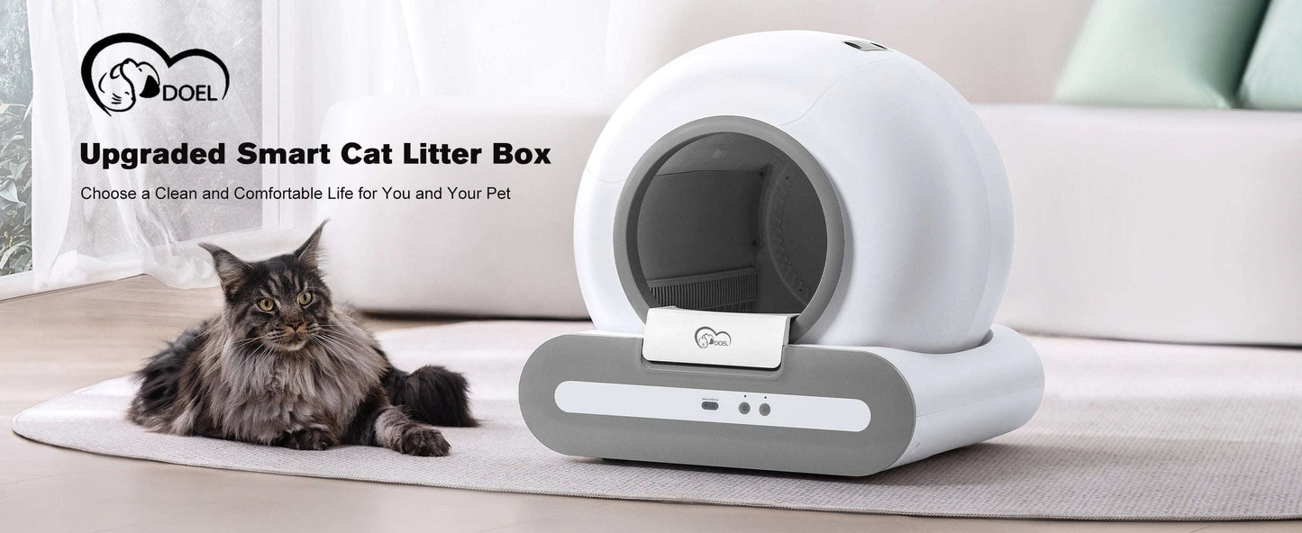 Smart Self-Cleaning Cat Litter Box