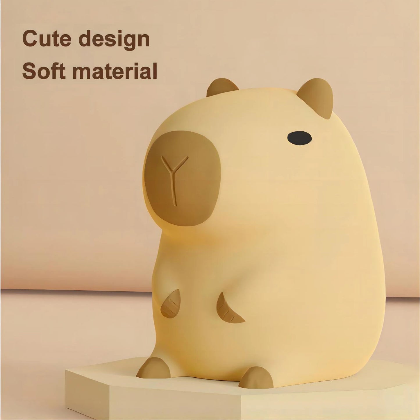 Capybara Night Light for Kids Room
