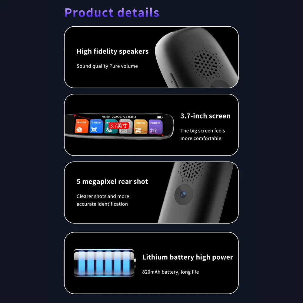 NEW Intelligent Scanning Translation Pen S65 Pro