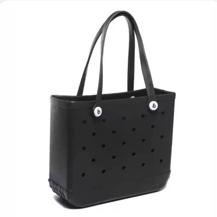 Waterproof EVA Rubber Tote Bag – M/L/XL Beach & Picnic Basket