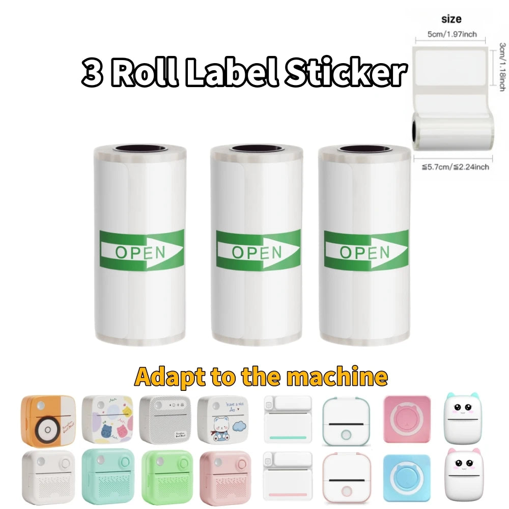 Mini Wireless Thermal Printer – Inkless Pocket Sticker Printer