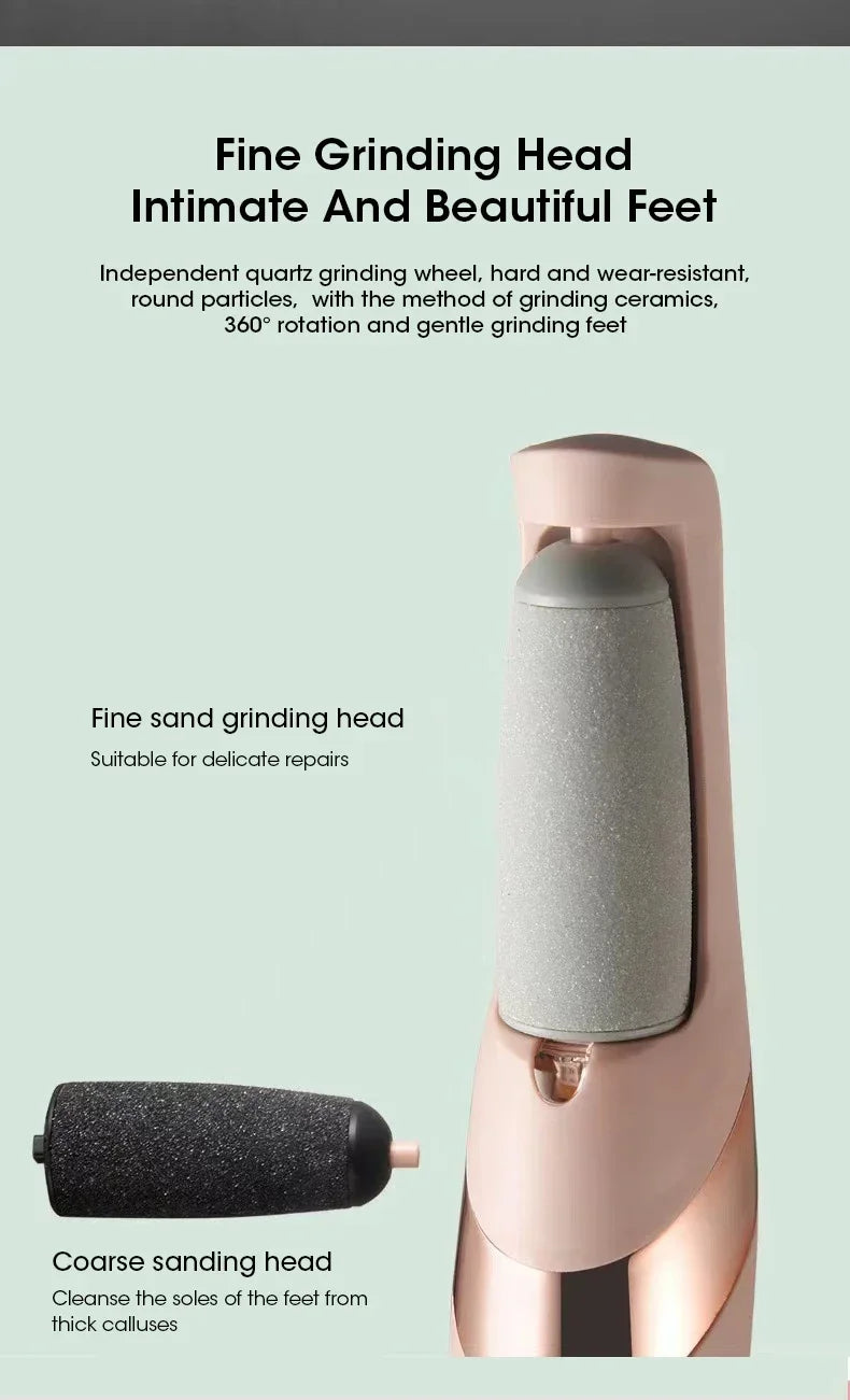 Electric Foot Callus Remover with LED