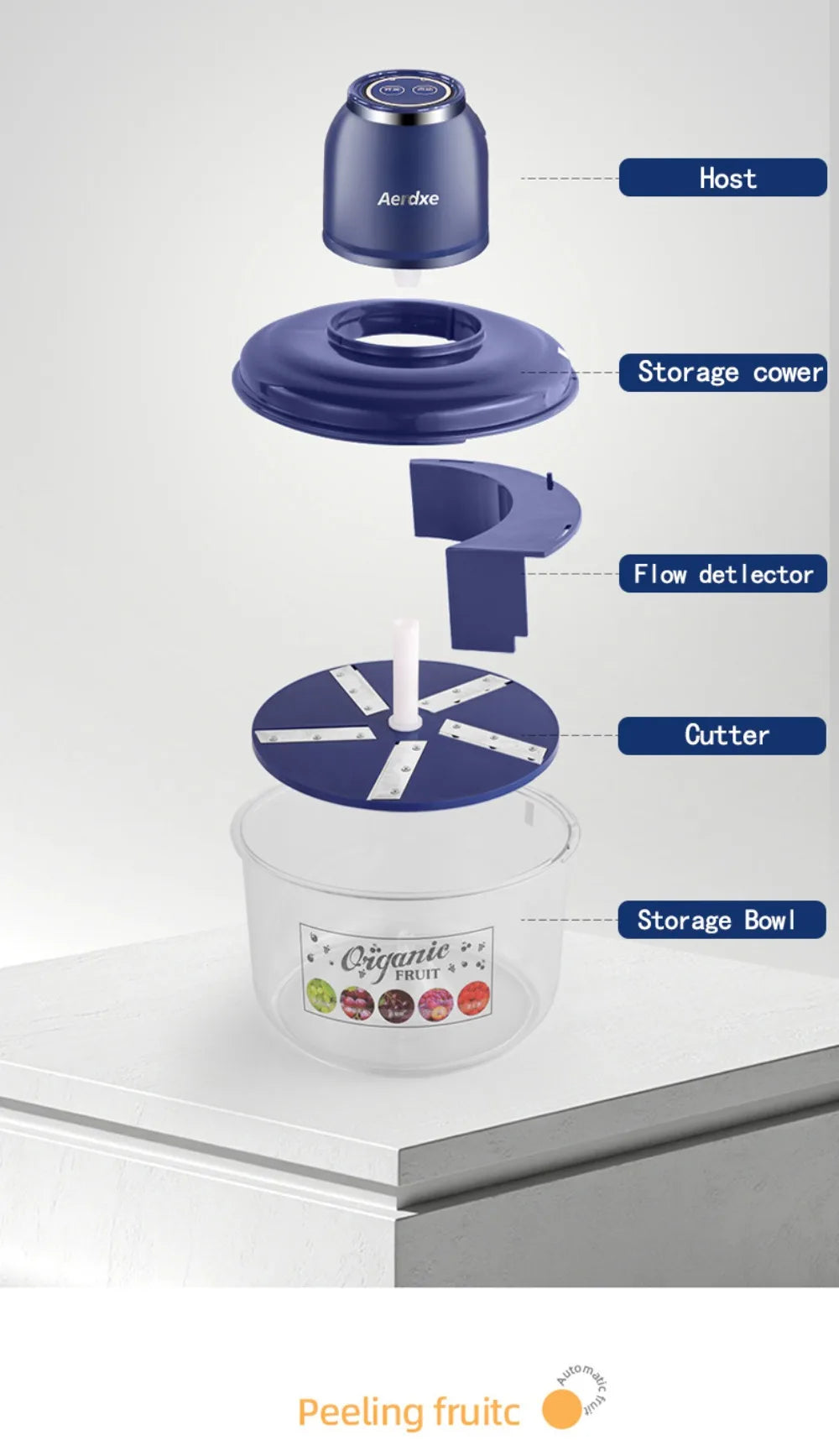 One-Touch Electric Fruit Peeling Machine
