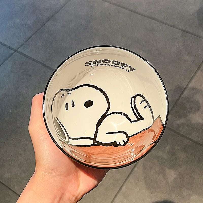 Snoopy Ceramic Bowl Set – 4pcs Gift Box