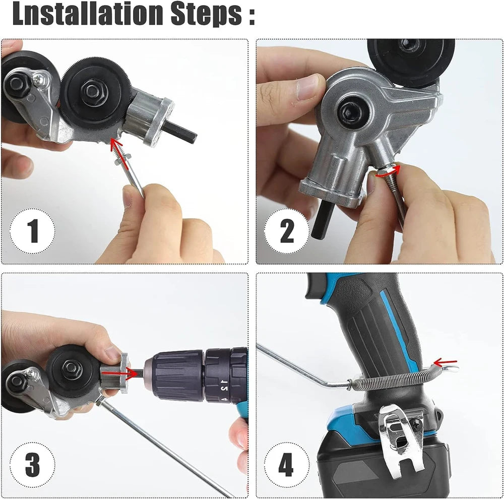 Electric Drill Sheet Metal Cutter Tool