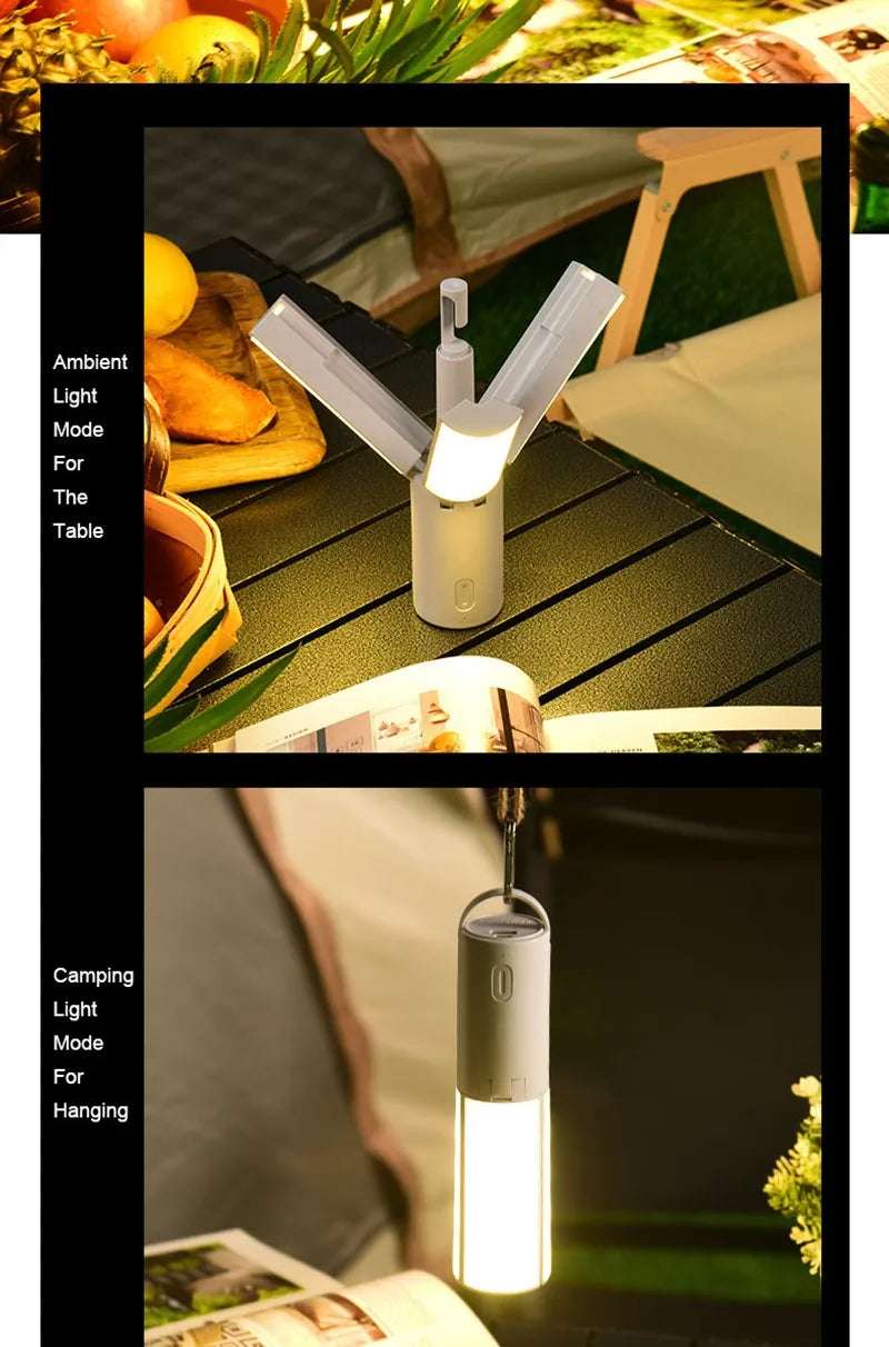 Rechargeable Folding LED Camping Lamp