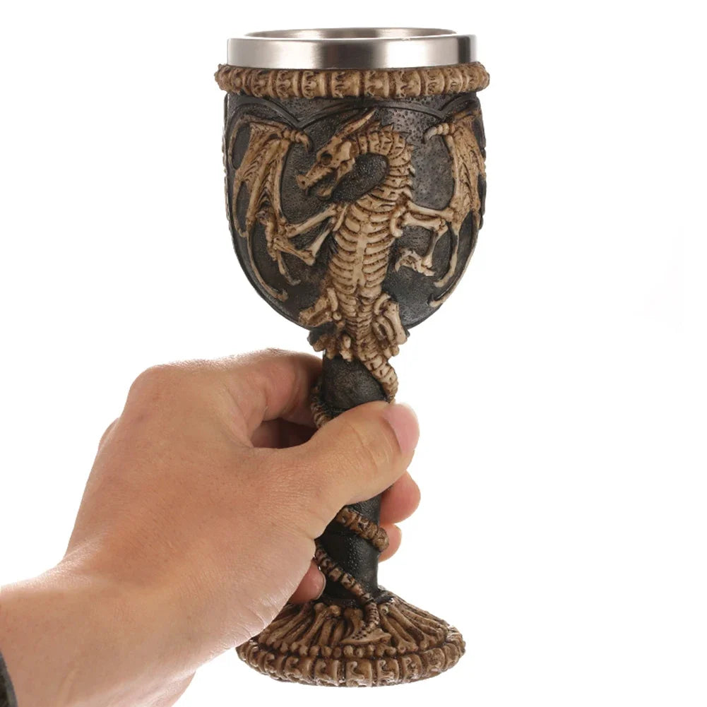 500ml Viking Style Wooden Insulated Mug