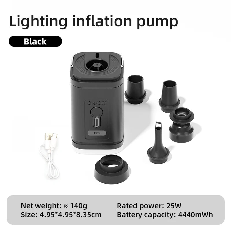 Camping Electric Air Pump with Light
