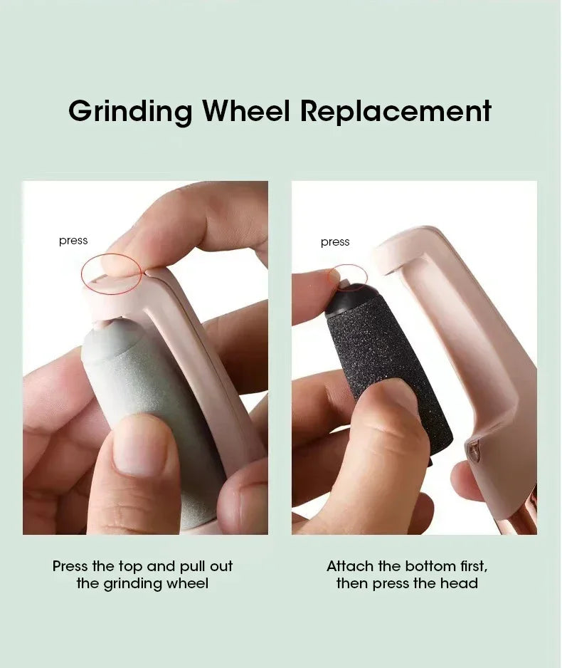 Electric Foot Callus Remover with LED