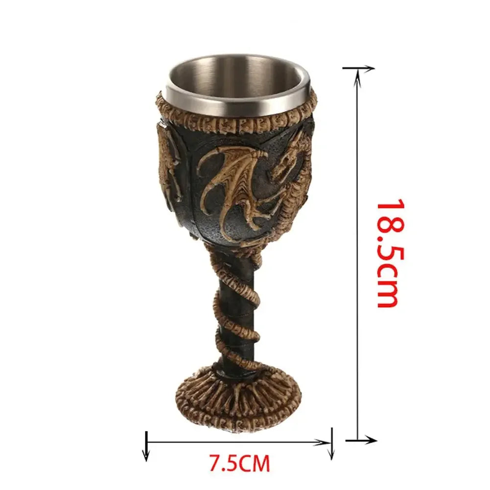 500ml Viking Style Wooden Insulated Mug