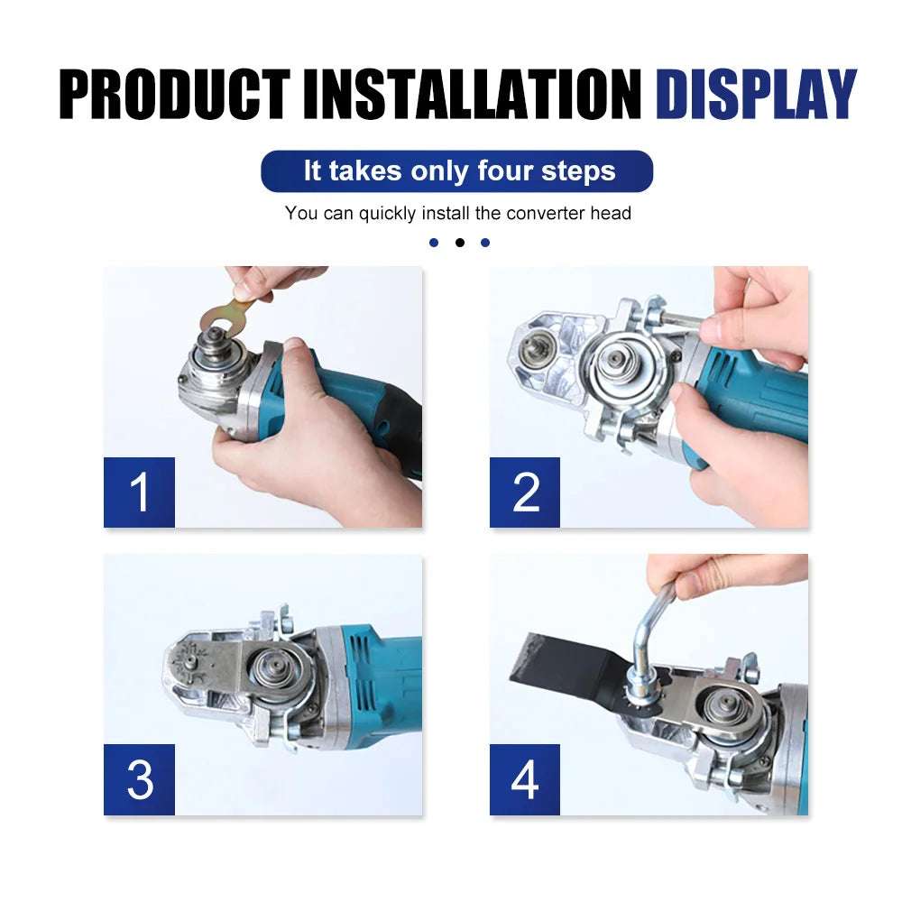 Angle Grinder Oscillating Tool Adapter | Universal M10 Conversion Kit
