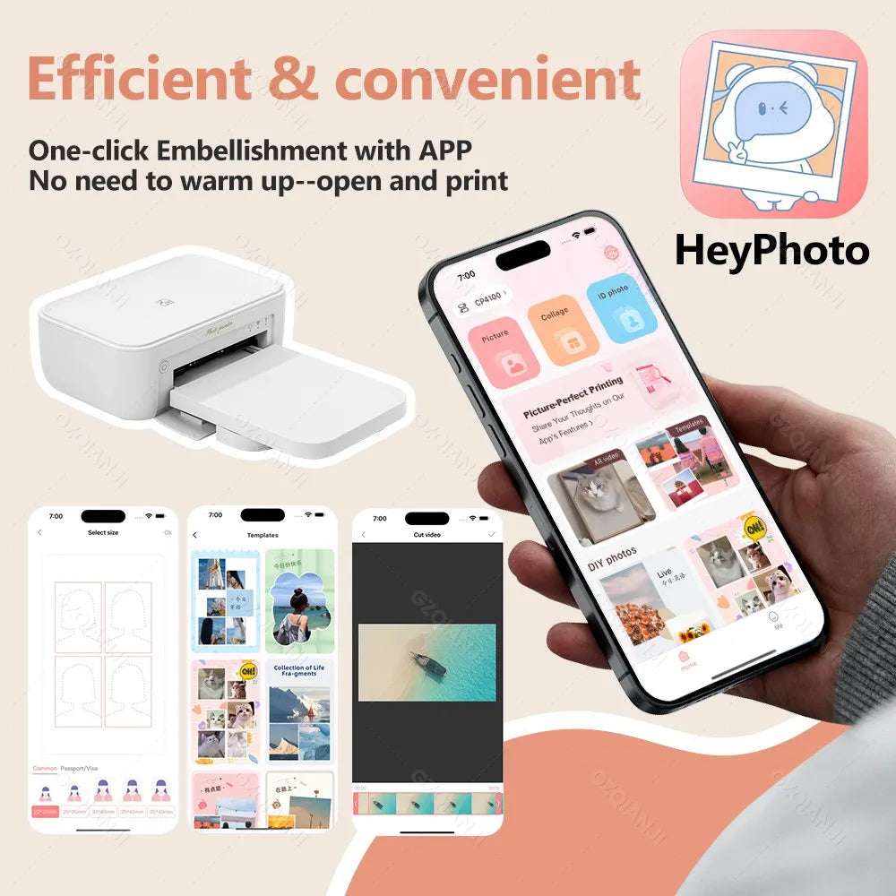 Wireless 300DPI Color Photo Printer CP4100
