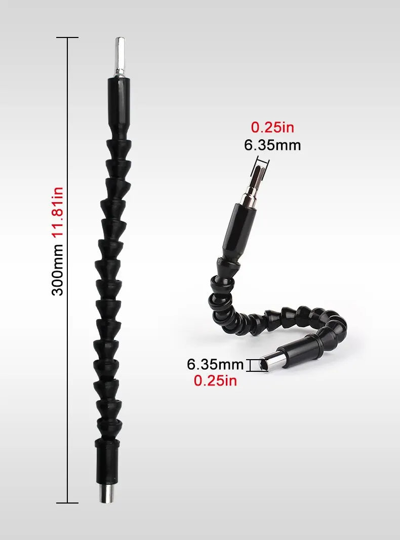 105° Drill Angle Adapter + 300mm Flexible Shaft Set