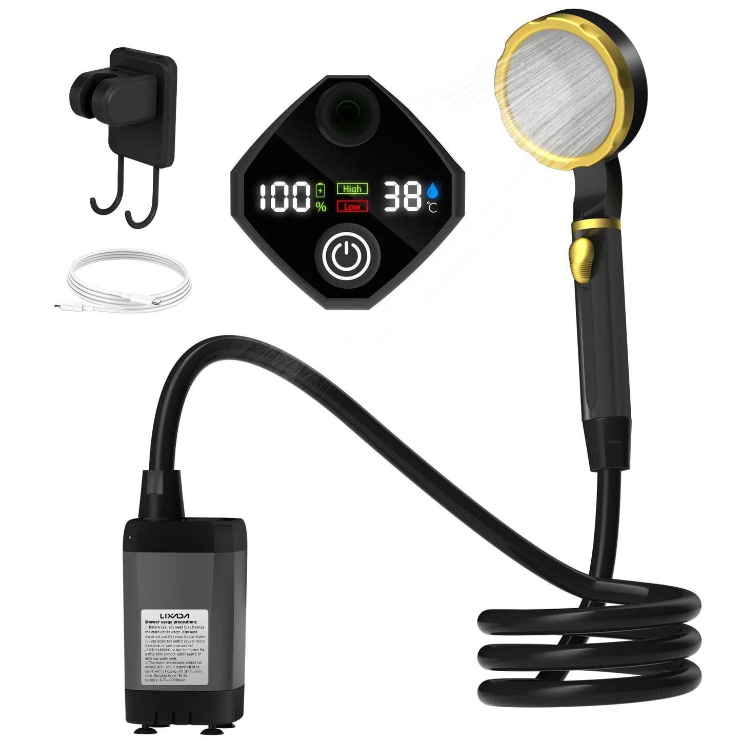 Portable Electric Shower Pump Set