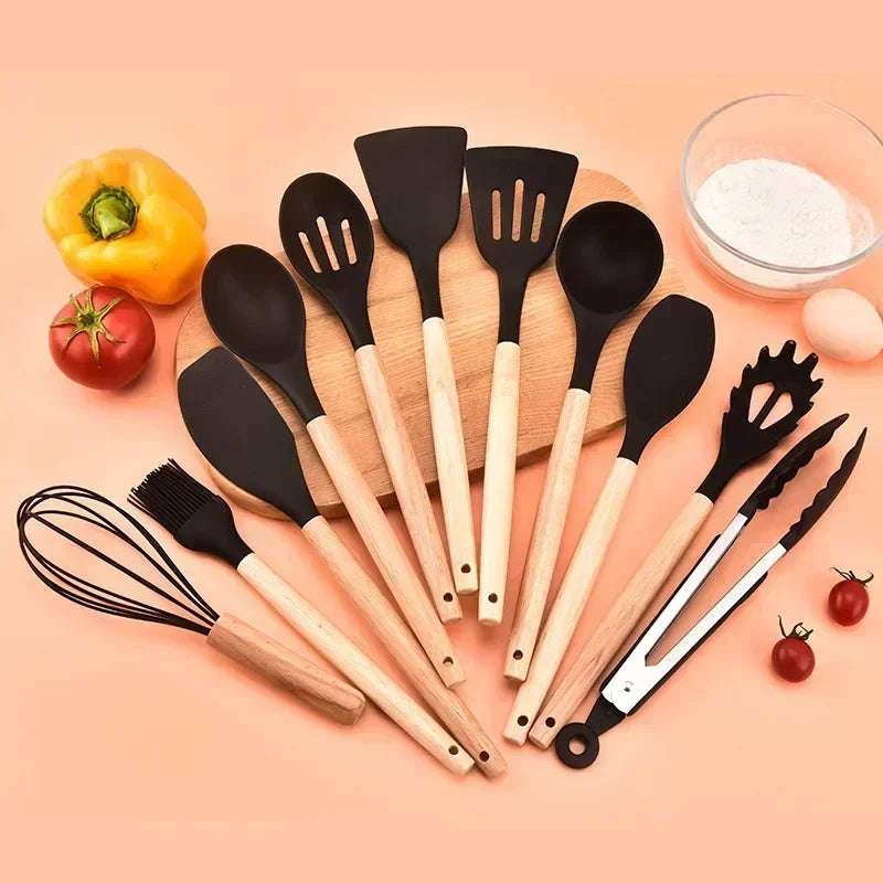 12PCS Silicone Cooking Utensil Set