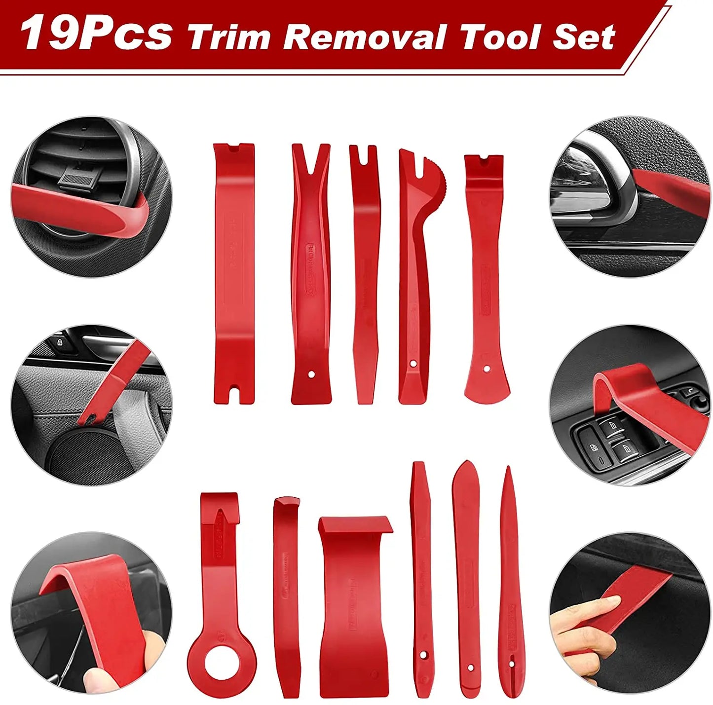 38PCS Car Trim Removal Tool Kit with Clips
