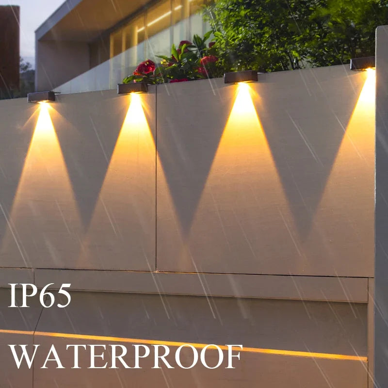 Solar Wall Lights Outdoor Dual Color
