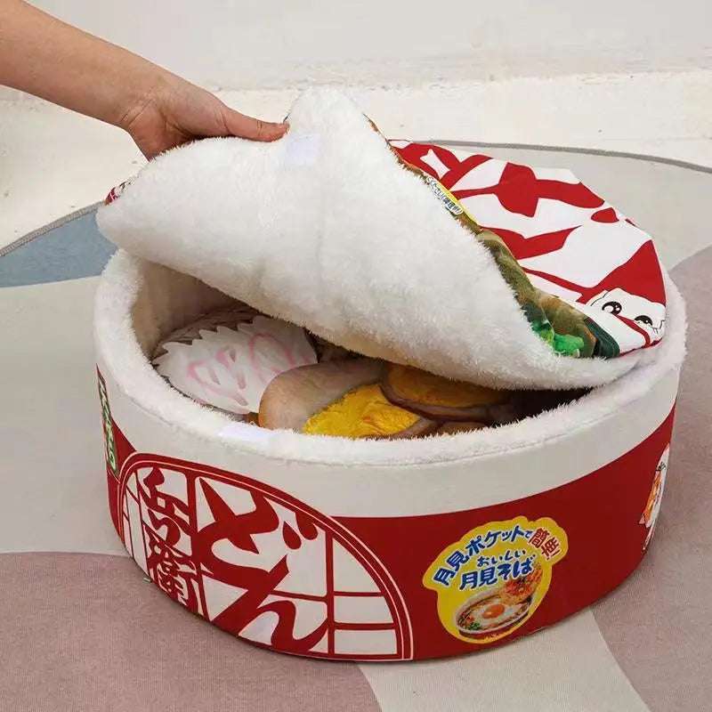 Instant Noodle Pet Bed Nest