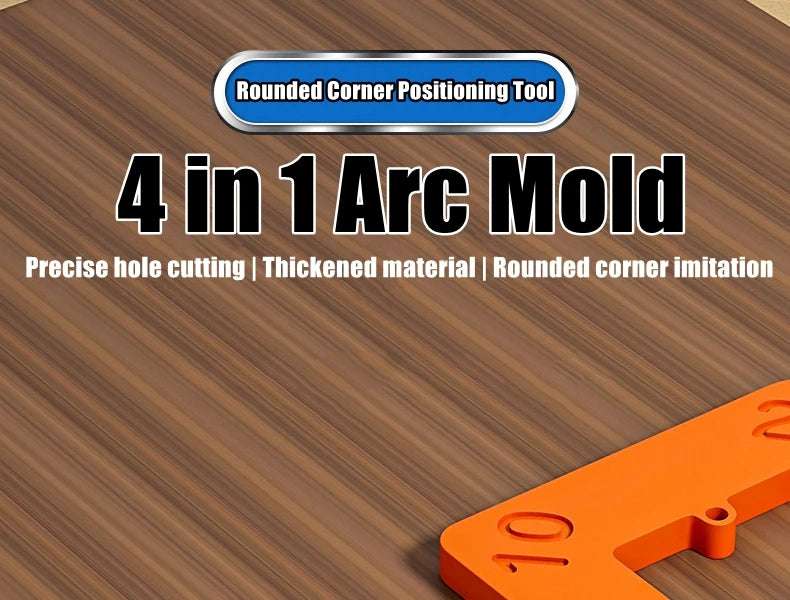 4-in-1 Woodworking Corner Template Tool