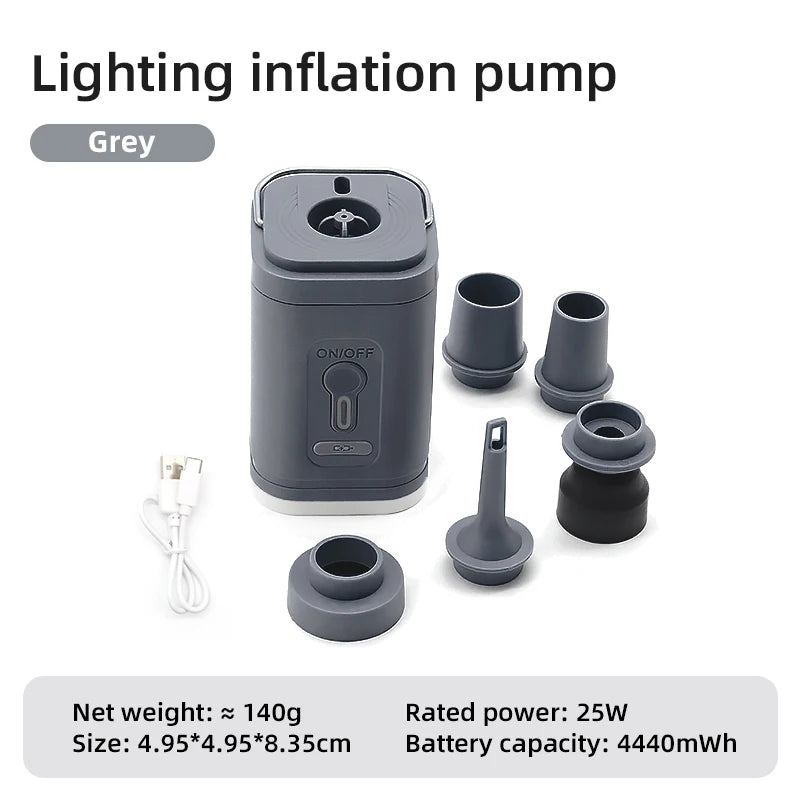 Camping Electric Air Pump with Light
