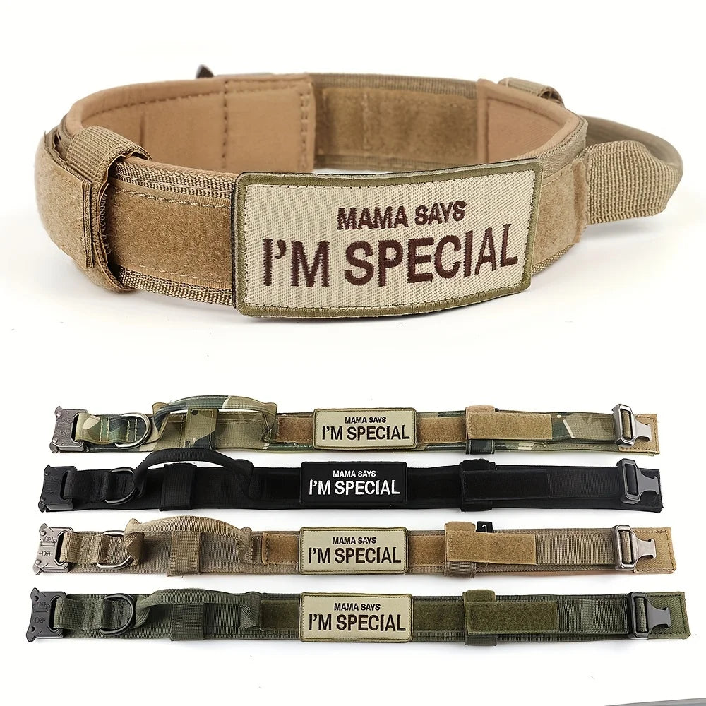 Camouflage Tactical Dog Harness with Leash Set