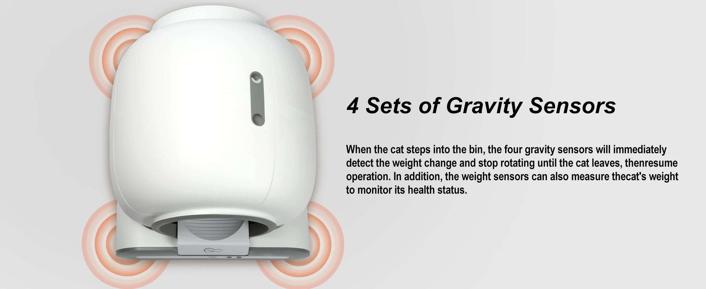Smart Self-Cleaning Cat Litter Box