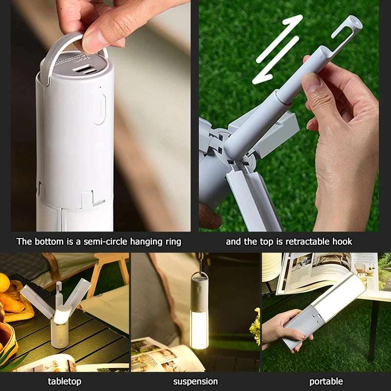 Rechargeable Folding LED Camping Lamp