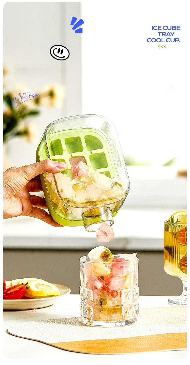 Leakproof Ice Cube Maker Bottle