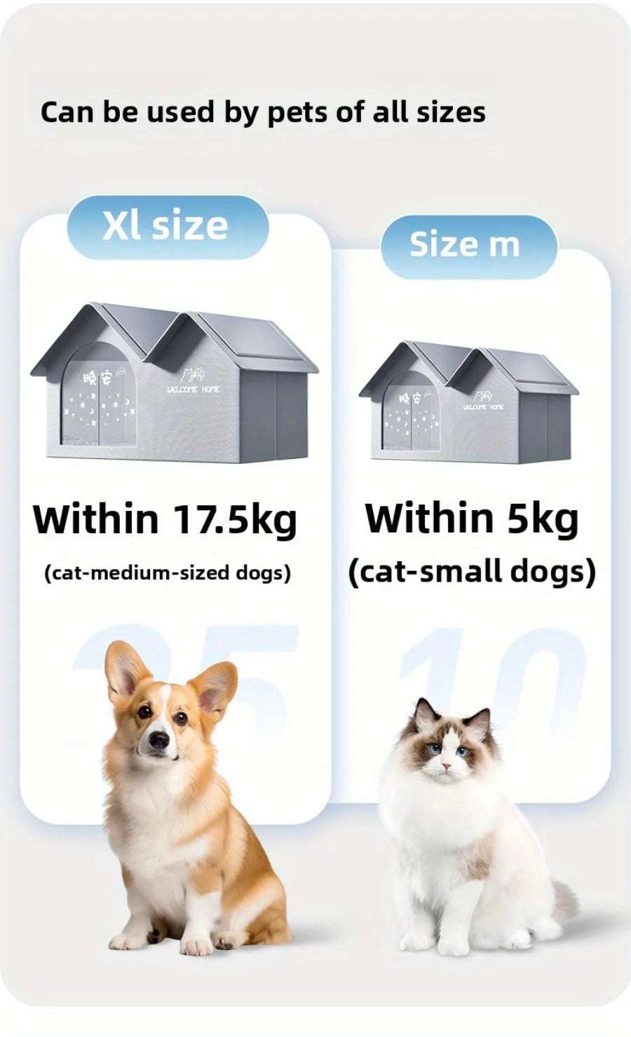 Pet Cooling House with A/C Function