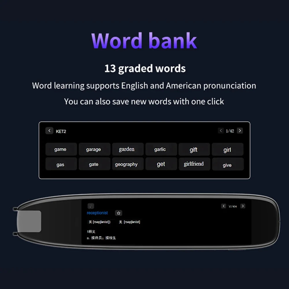 NEW Intelligent Scanning Translation Pen S65 Pro