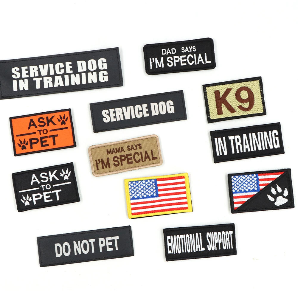 Camouflage Tactical Dog Harness with Leash Set