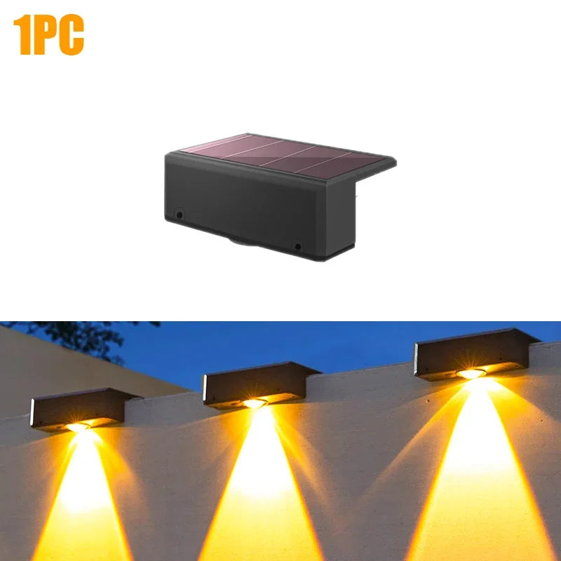 Solar Wall Lights Outdoor Dual Color