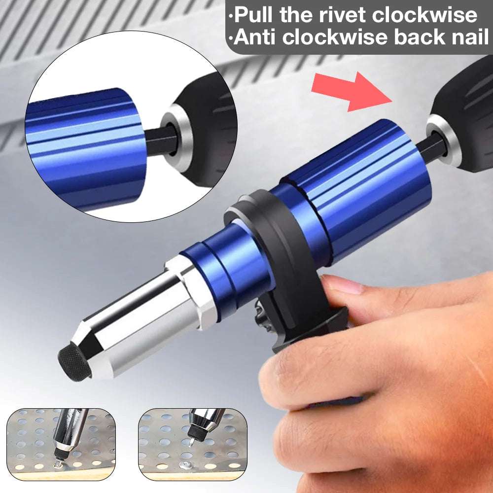 Electric Drill Rivet Gun Adapter Kit