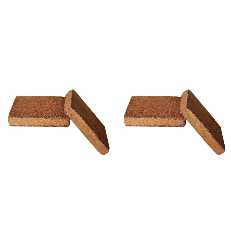 4Pcs Organic Coconut Coir Soil Bricks for Gardening