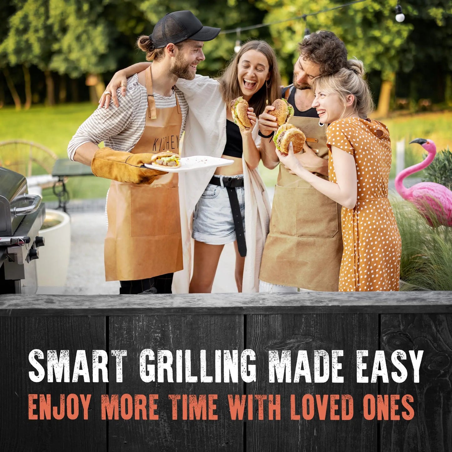 Smart Bluetooth BBQ Thermometer | 4-Probe Wireless Grill Sensor