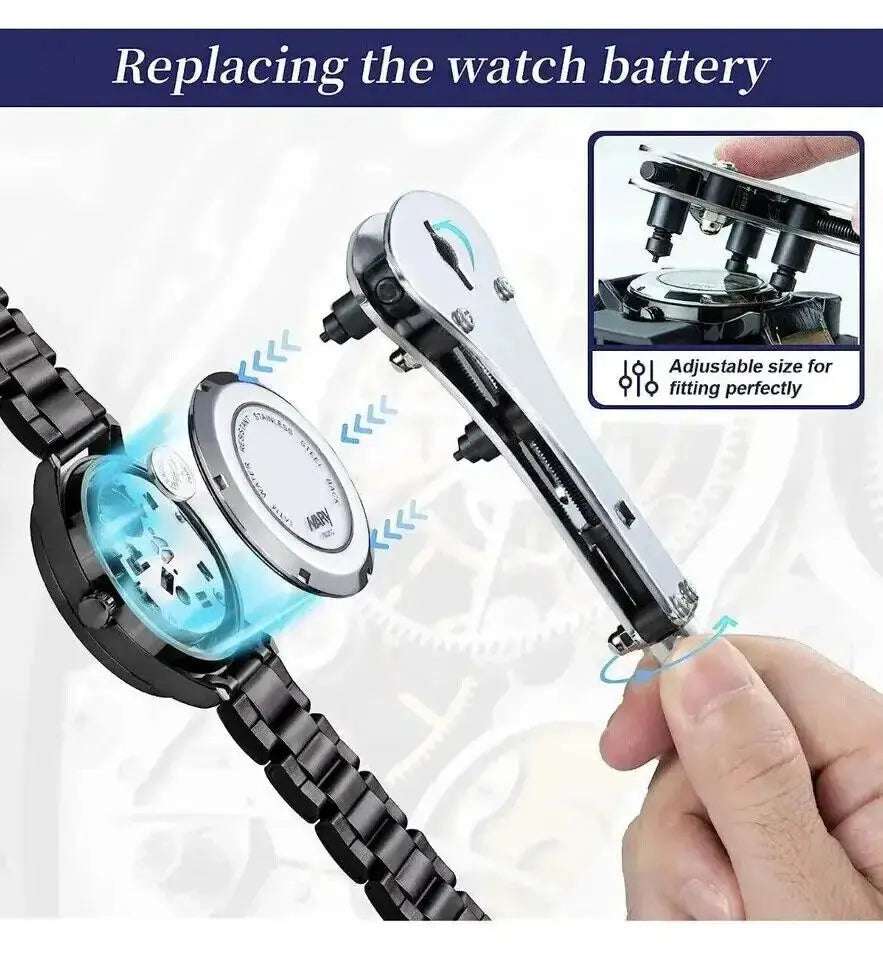 147 & 212PCS Watch Repair Tool Kit – Standard & Premium Set