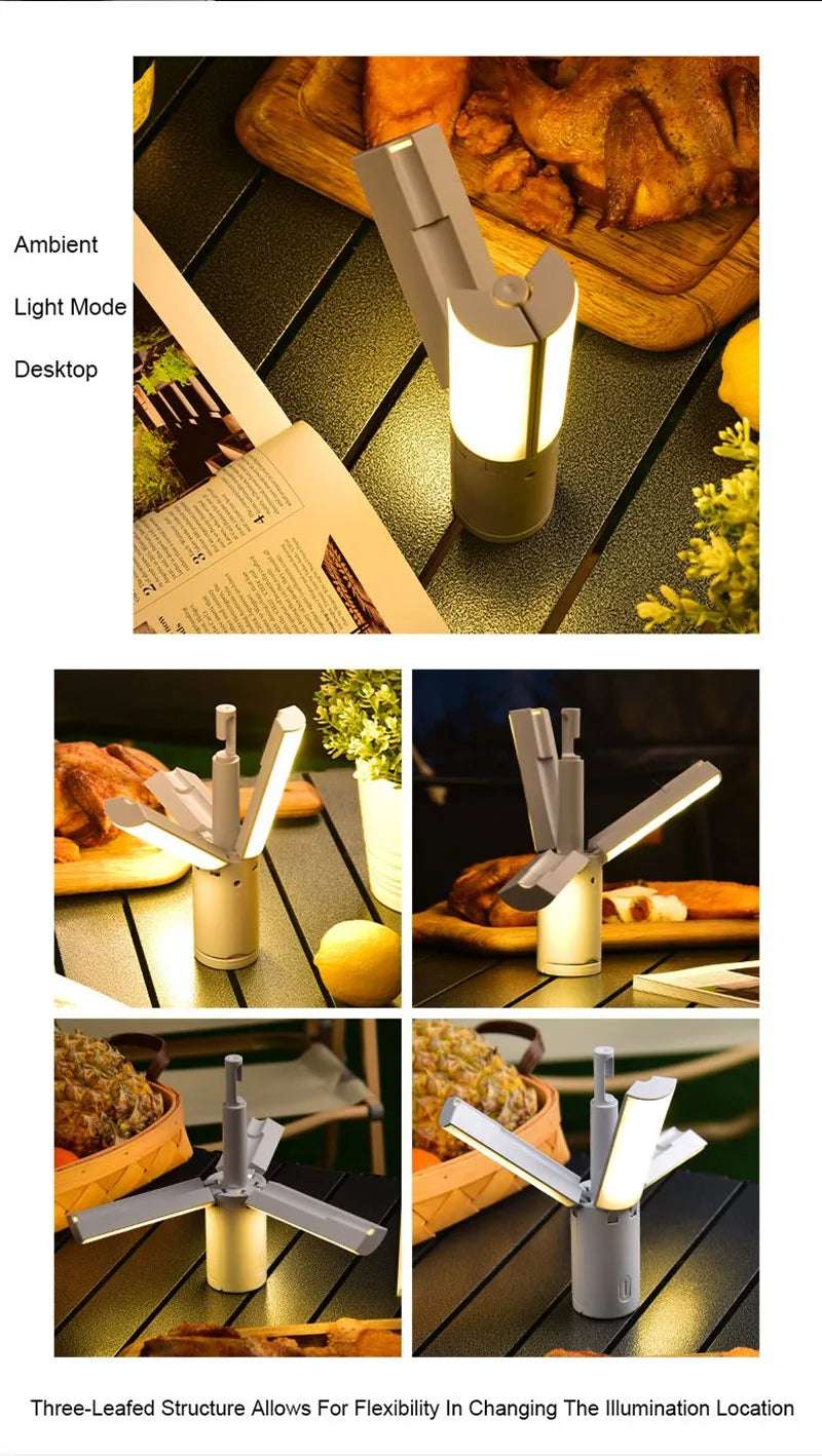Rechargeable Folding LED Camping Lamp